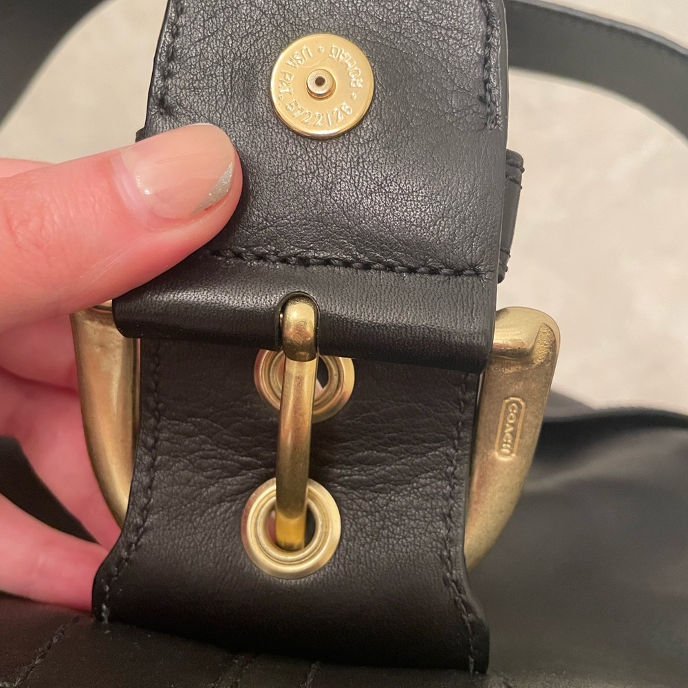 Coach Soho Black Leather Shoulder Bag - Picture 5 of 11